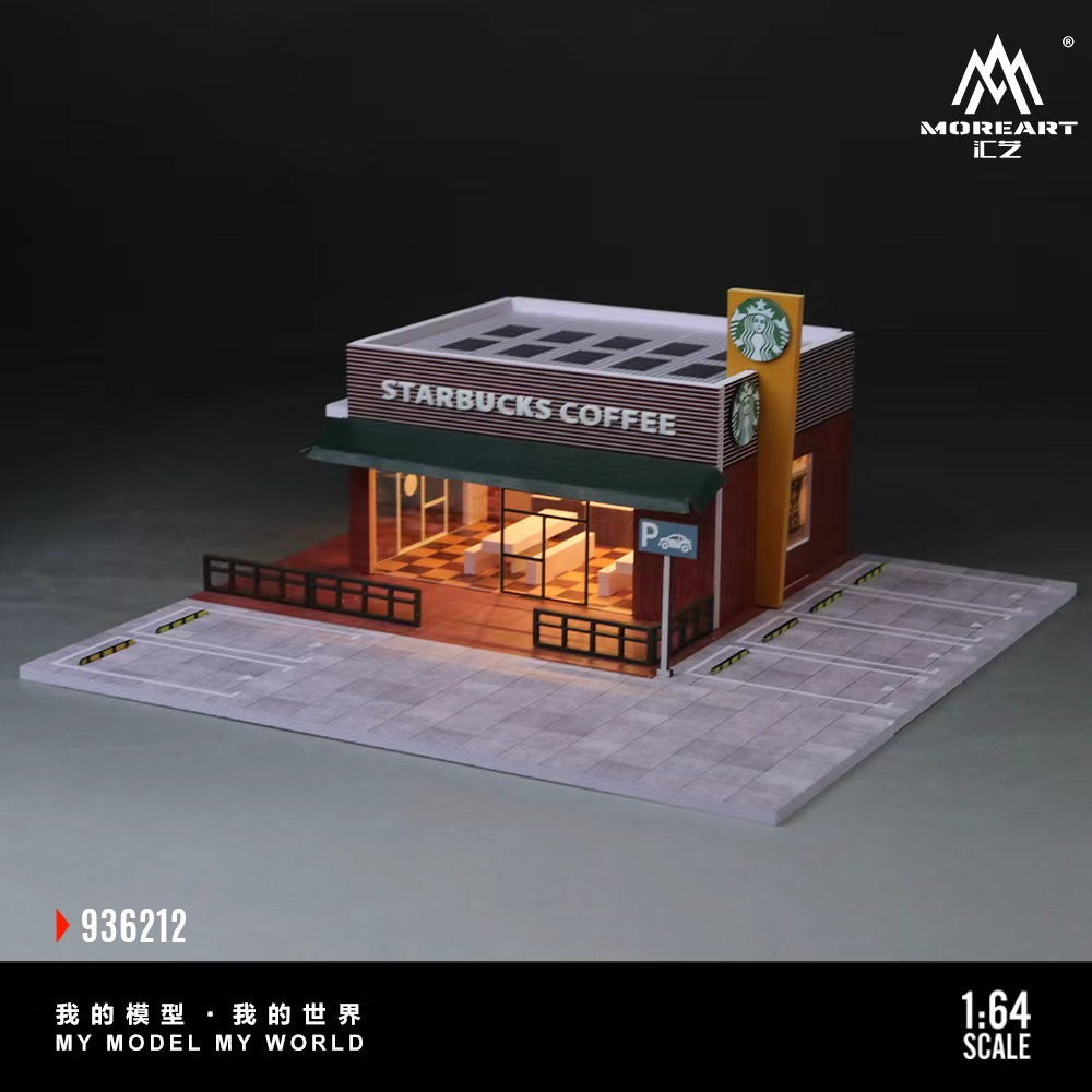 MoreArt 1:64 STARBUCKS STORE MINIATURE SCENE MO936212