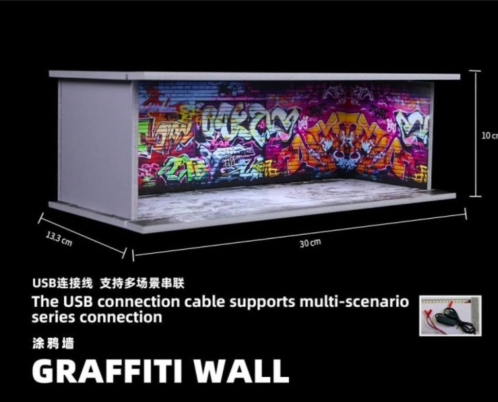 M-Cool Graffiti Scene Lighting Diorama