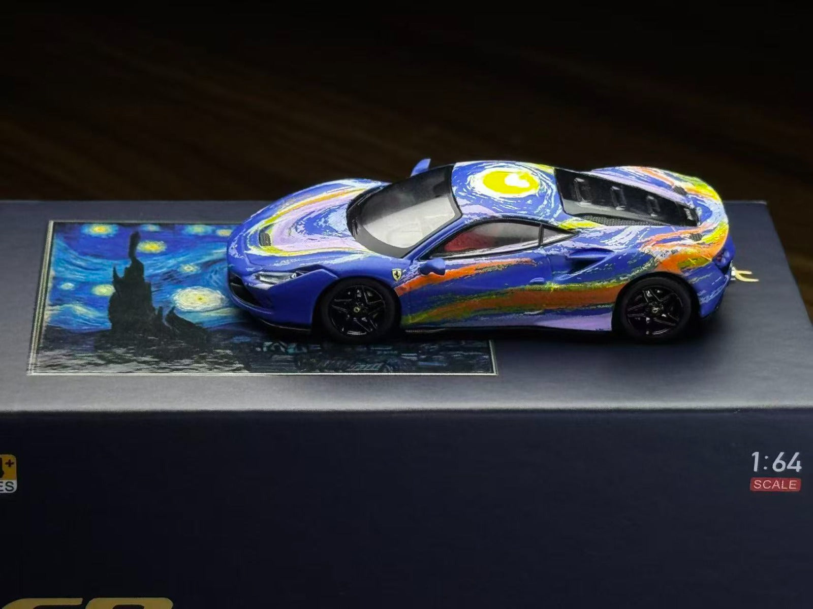 Karium Model 1/64 Ferrari F8 Starry Night
