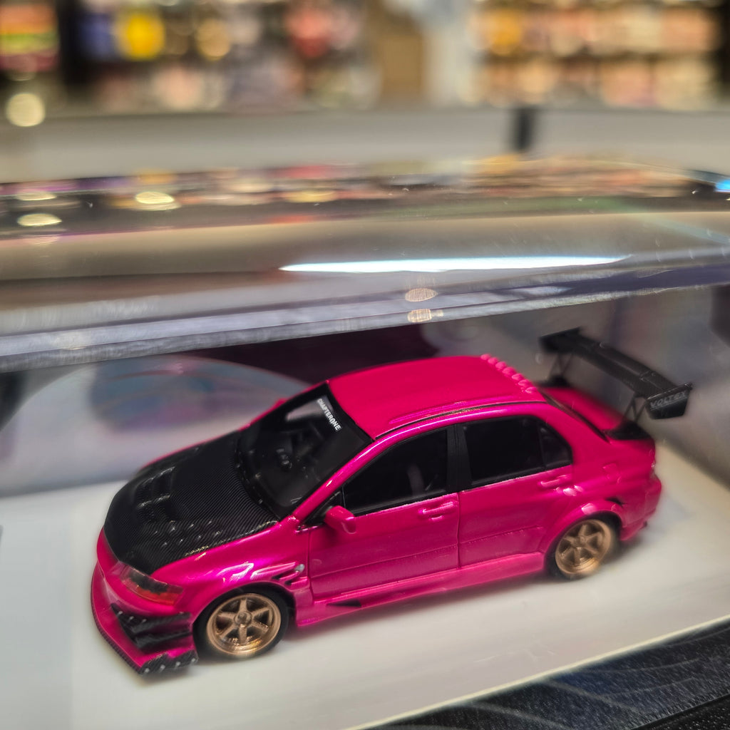 404 Error 1/64 EVO 9 Varis Customized In Malaysia Resin Flash Pink
