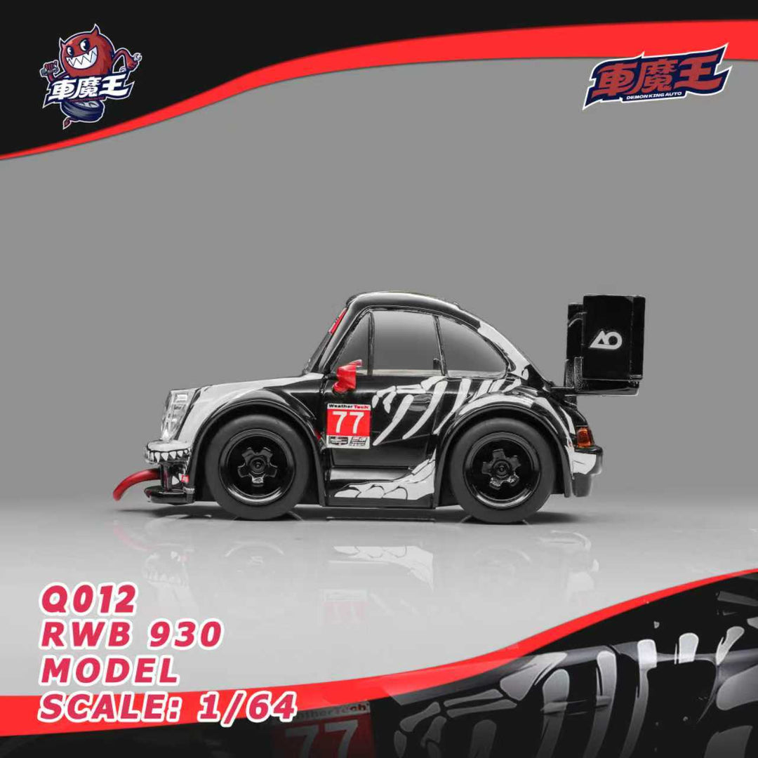 DEMON KING AUTO 1:64 PORSCHE RWB 930 Q Version Bone Dragon livery DKA-Q012