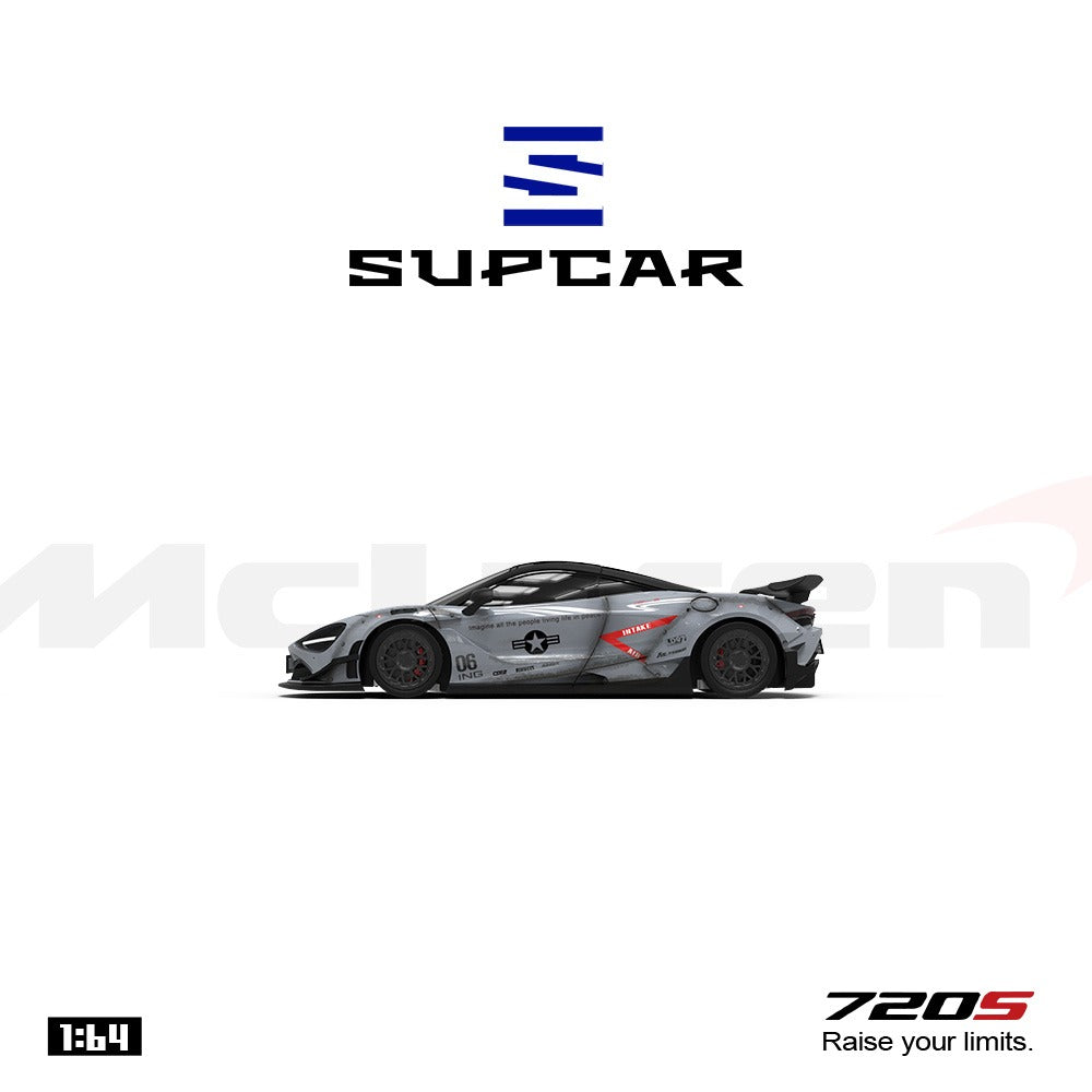Supcar 1:64 Mclaren 720S Grey Shadow