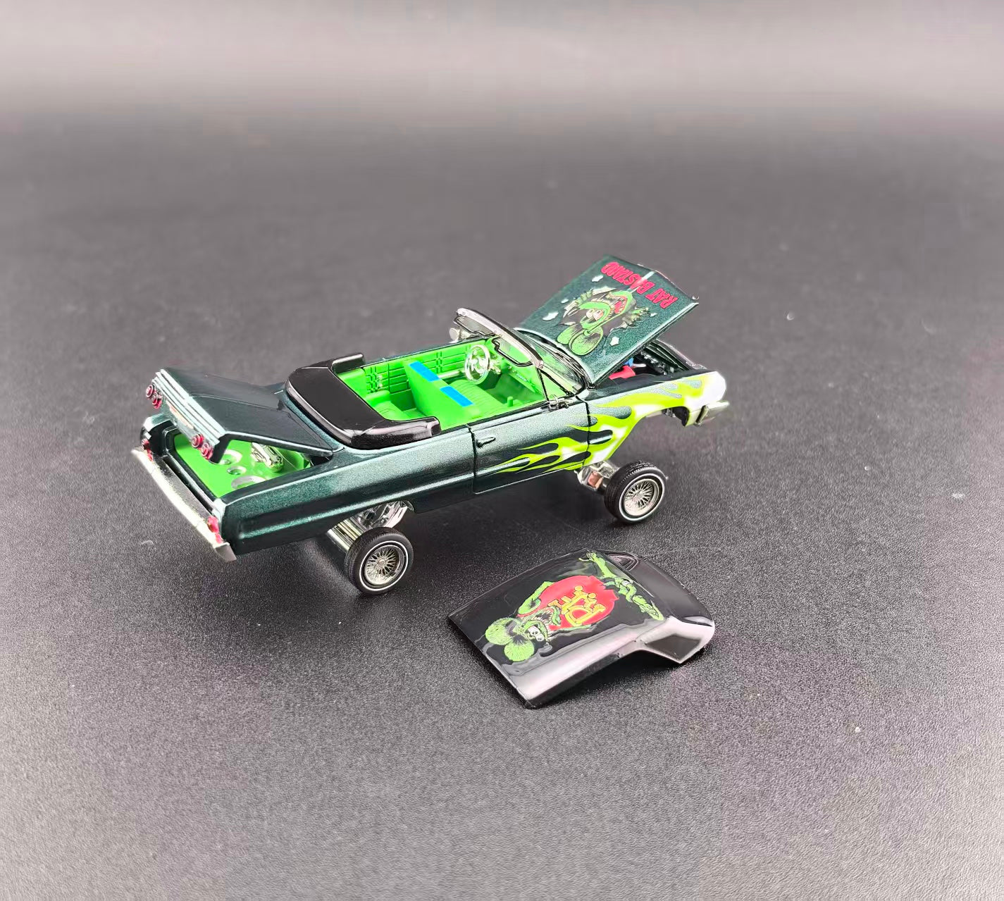 Fine Works 64 Chevrolet Impala West Coast Bouncing Cars Rat Fink 1/64