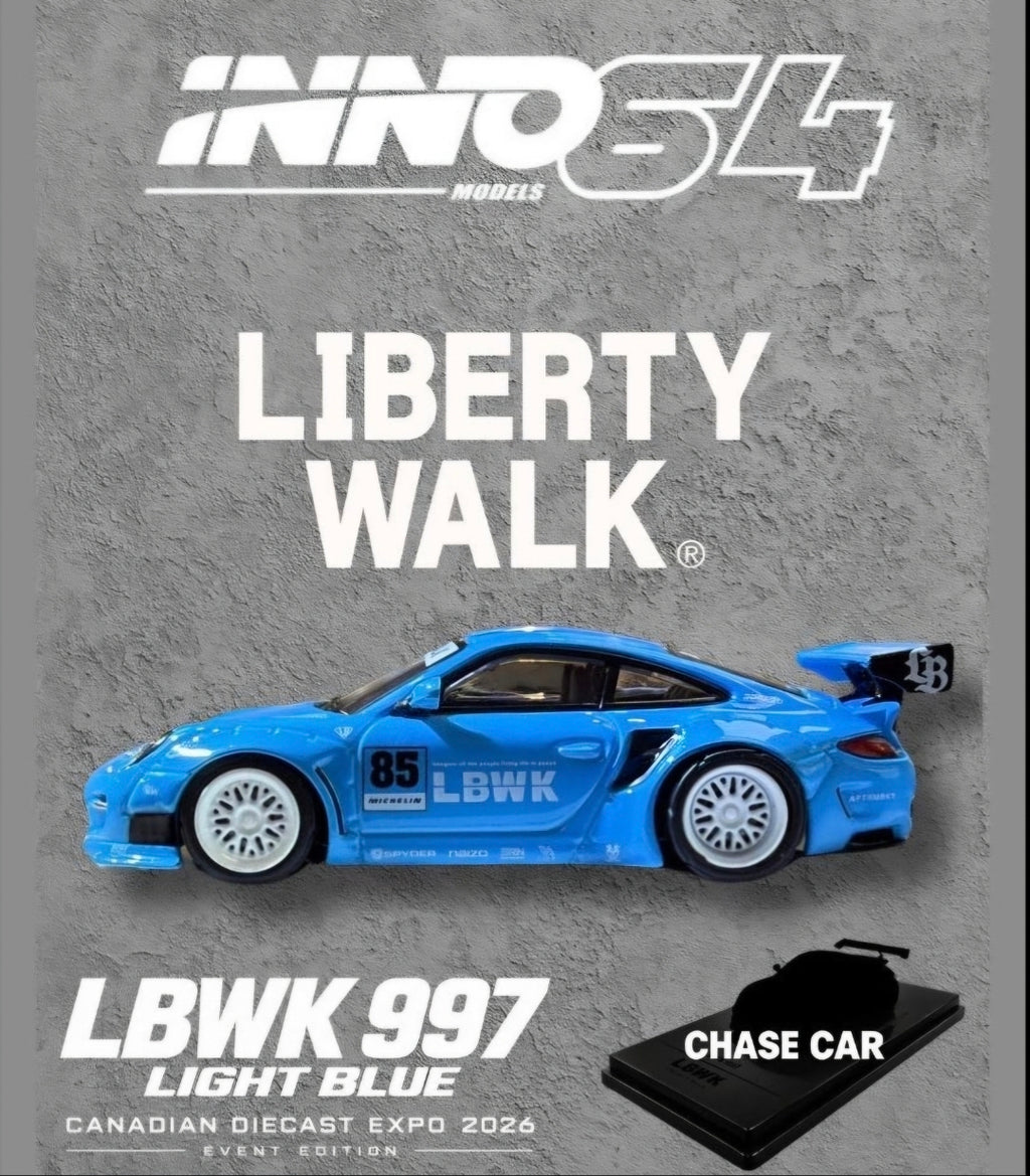 INNO64 1/64 LBWK 997 Light Blue CDX Exclusive