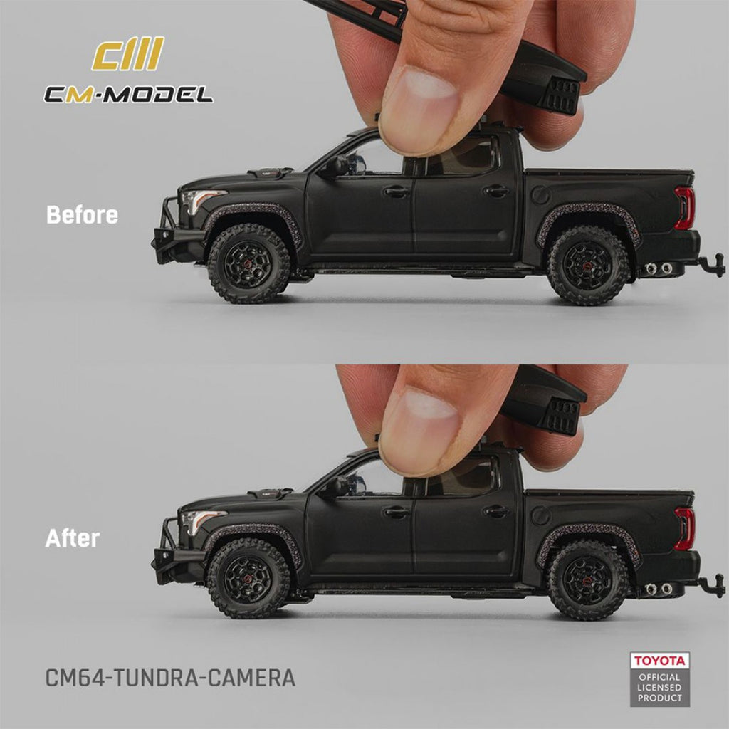 CM Model 1/64 Toyota Tundra Camera Diecast Scale Model Car