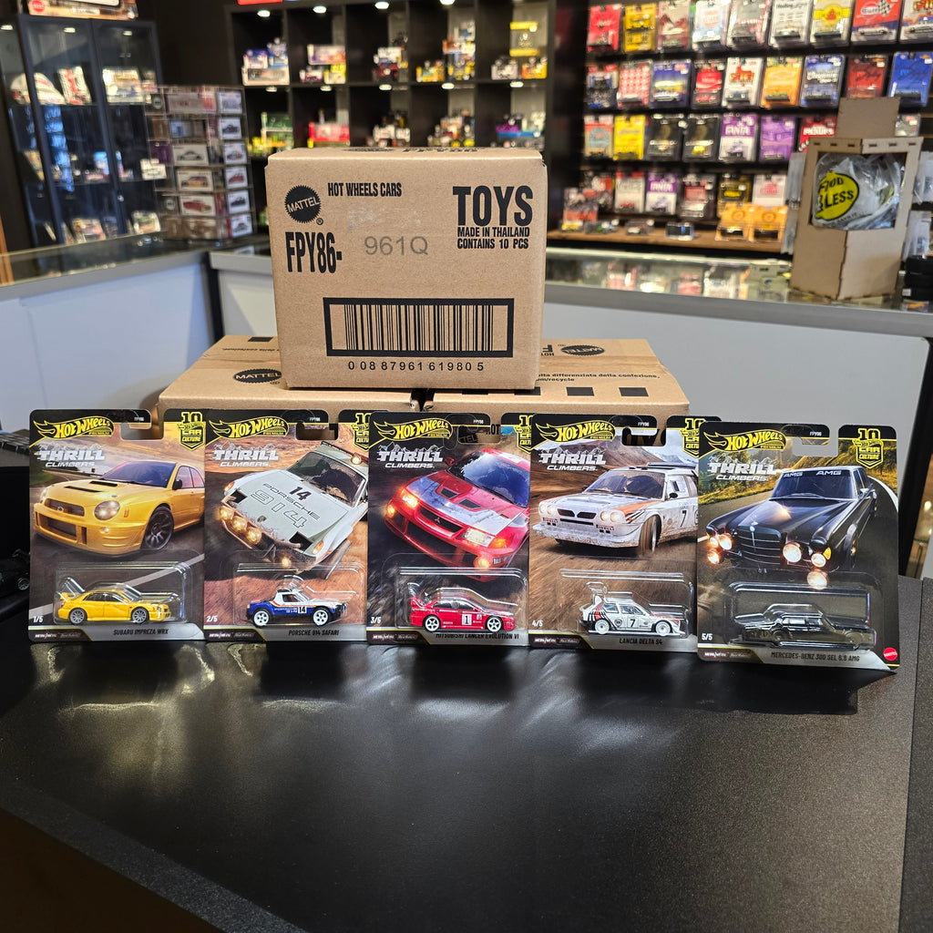 Hot Wheels 1:64 Car Culture Thrill Climbers set of 5