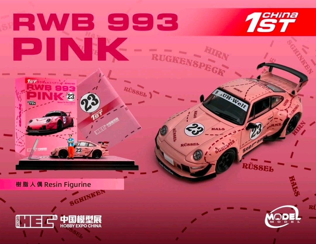 MODELMODEL 1/64 RWB 993 PINK 2026 HEC VERSION MM64-RWB993-HEC2026