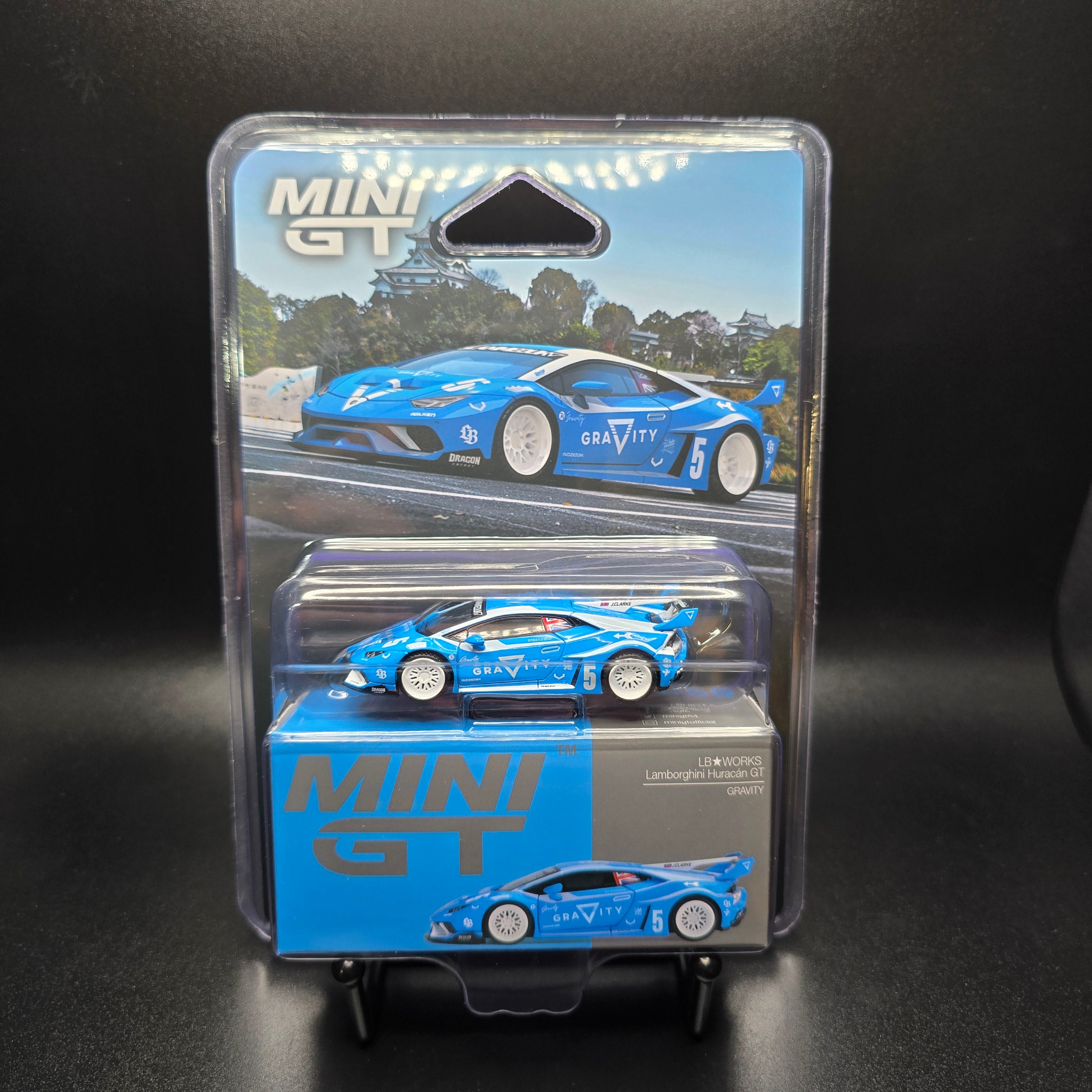 Mini GT 1:64 LB★WORKS Lamborghini Huracán GT GRAVITY – Blue 1055