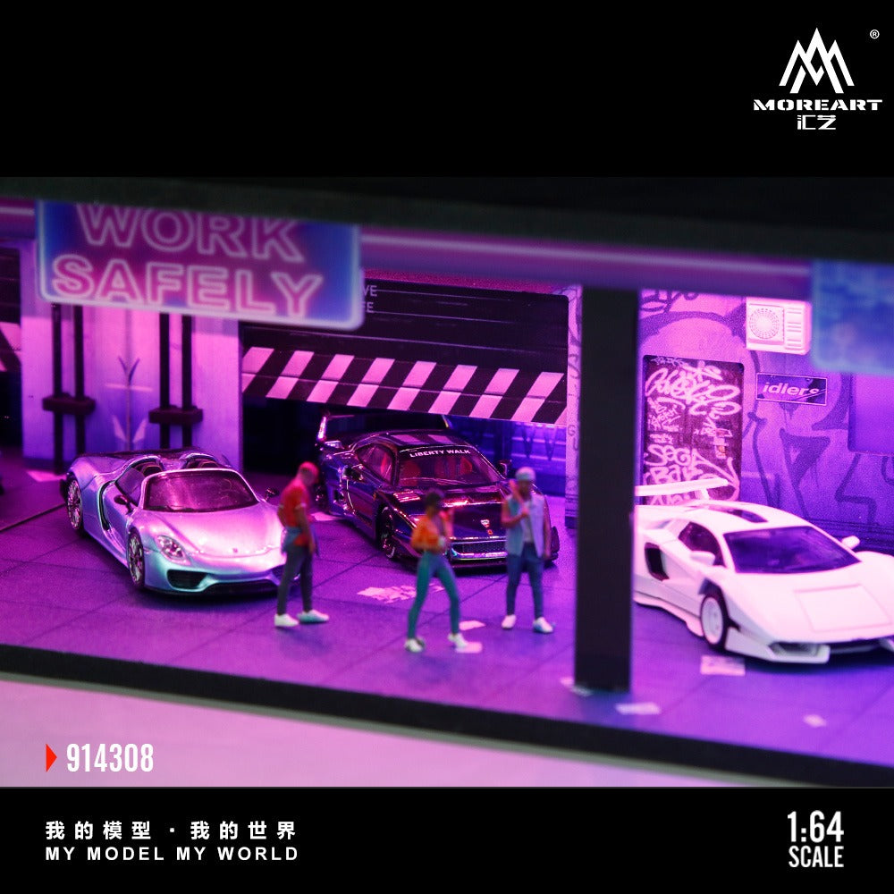 MoreArt 1:64 Cyberpunk Series 06 Scene Diorama