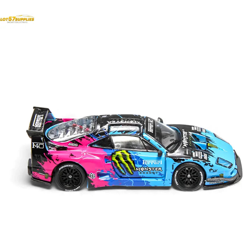 Demon King Auto 1:64 Super Car F40 LBWK Monster Livery