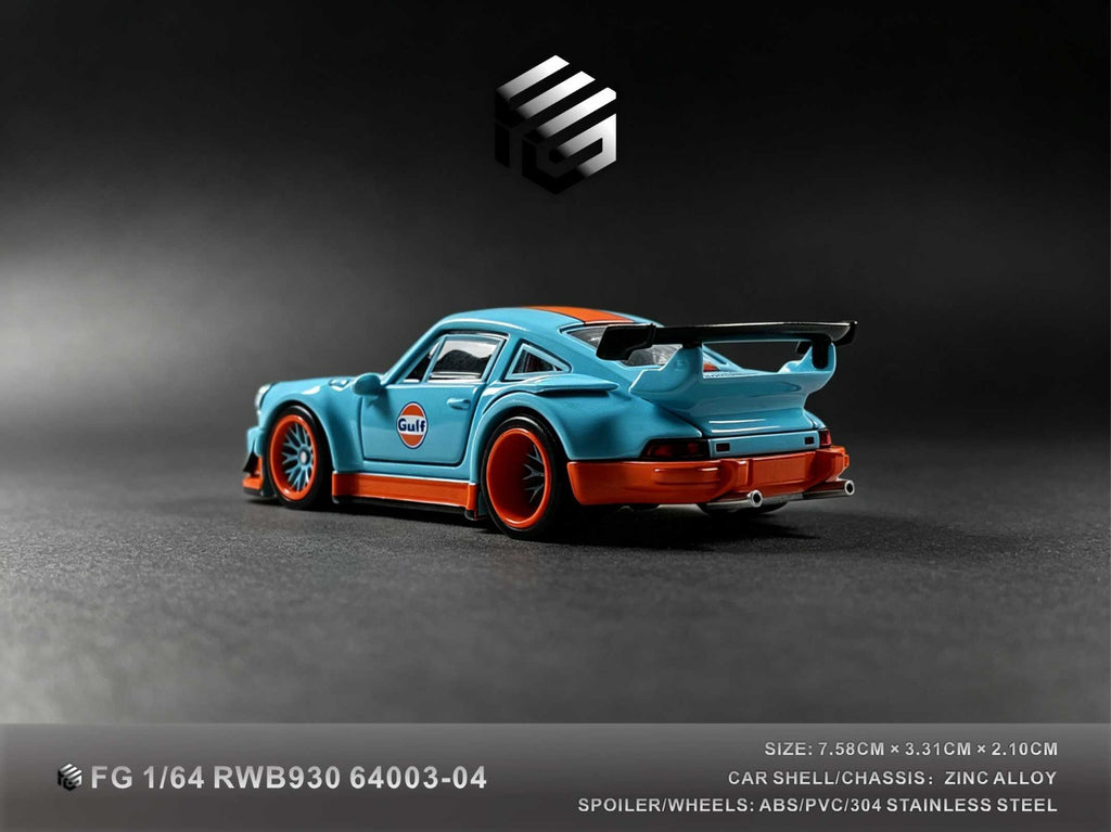 FG 1:64 RWB 930 Fully Opening Parts Gulf Livery