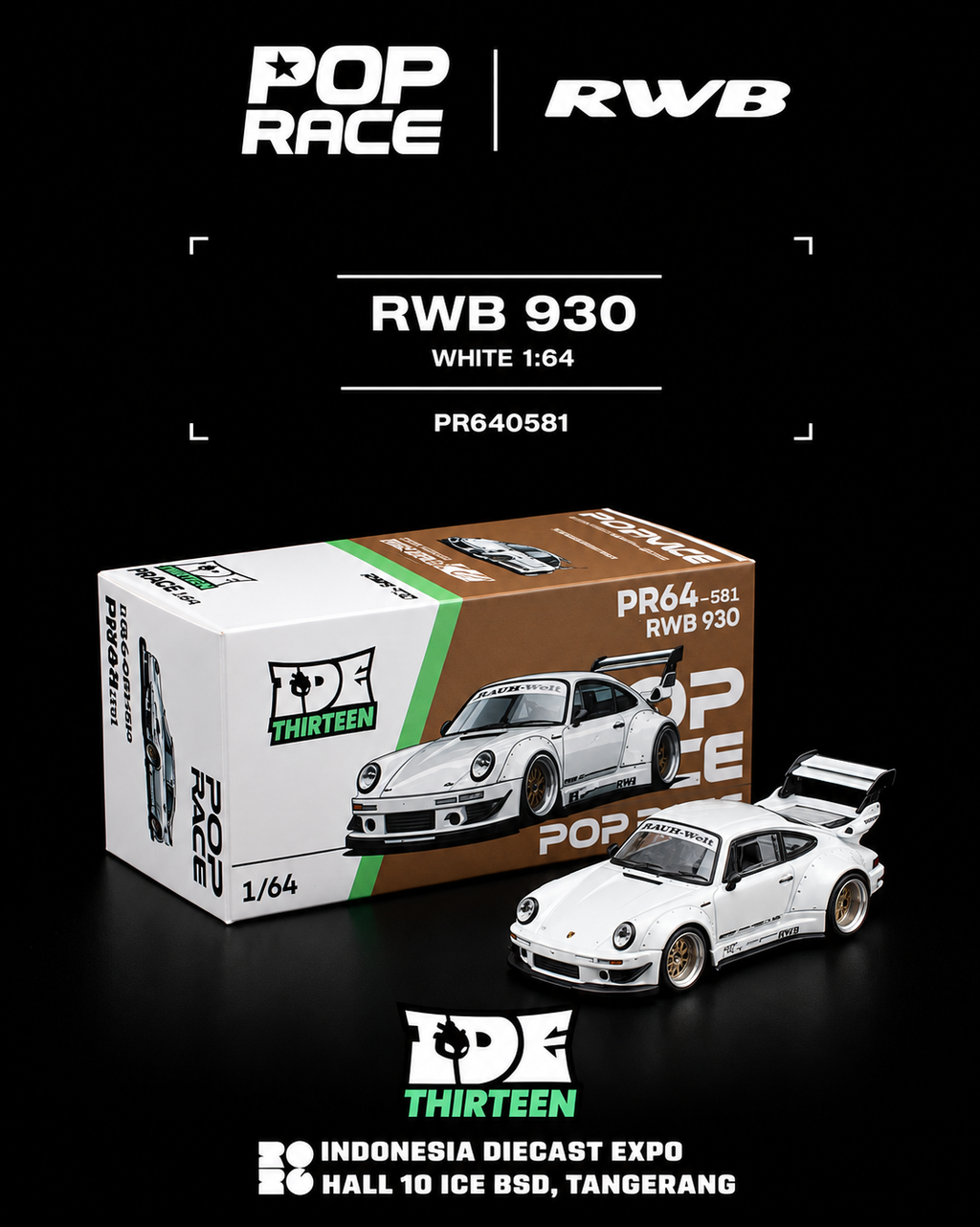 POP RACE 1/64 RWB 930 IDE Event Limited PR64581
