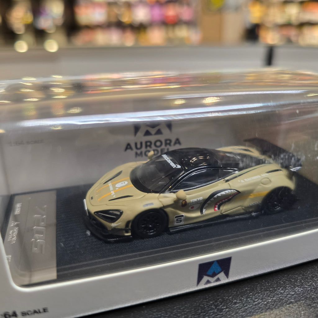 Aurora Model 1:64 McLaren 720S Sharks Mouth Livery