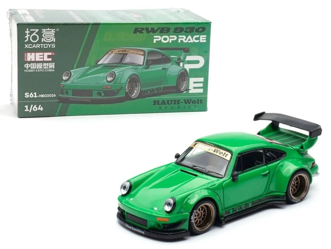 POPRACE 1/64 RWB 930 Green HEC 2026