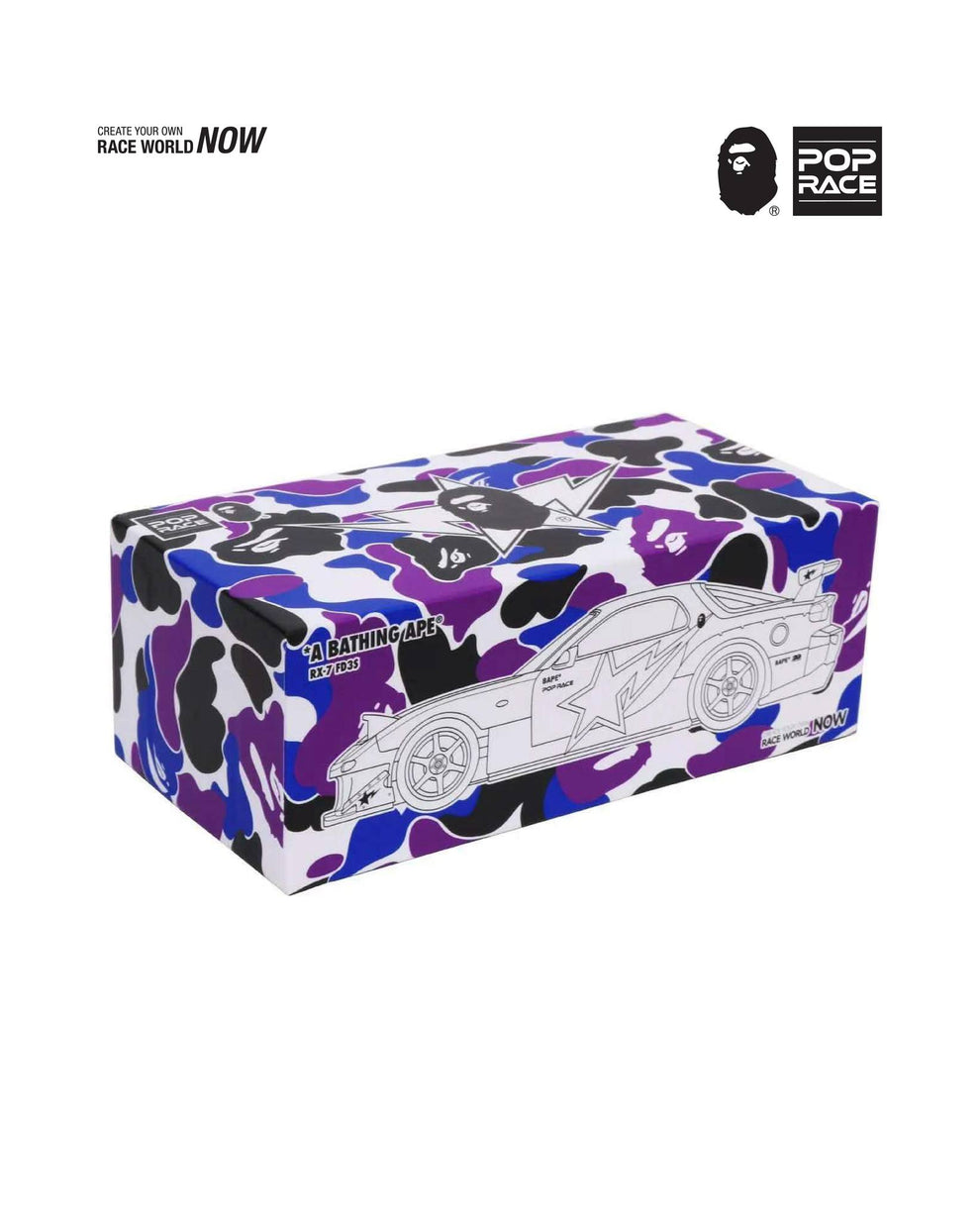 POP RACE 1/64 Mazda RX-7 FD3S Re-Amemiya BAPE STORE Hong Kong 20th Anniversary Special Edition PR640493