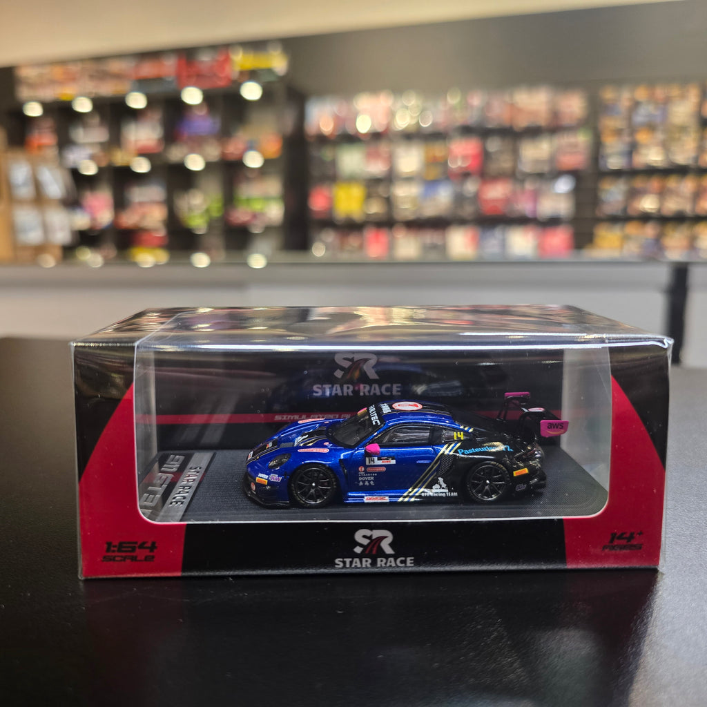 Star Race 1:64 STAR RACE Porsche 911 GT3 R Racing Car Finishings - Alloy Model
