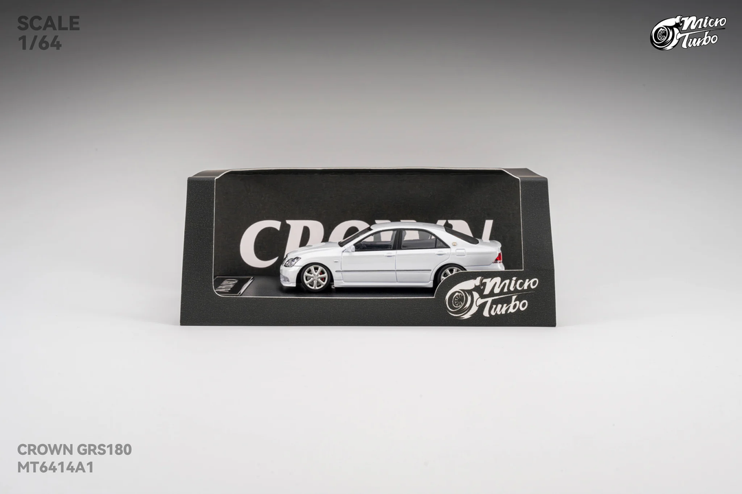 Micro Turbo 1:64 Custom Crown S184 - Metallic White