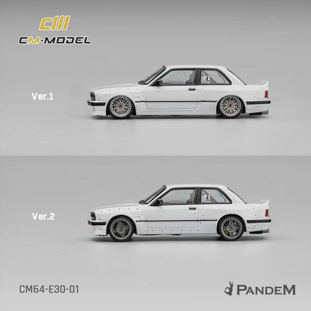 CM MODEL 1/64 Pandem M3 E30 Pearl
White CM64-E30-01
