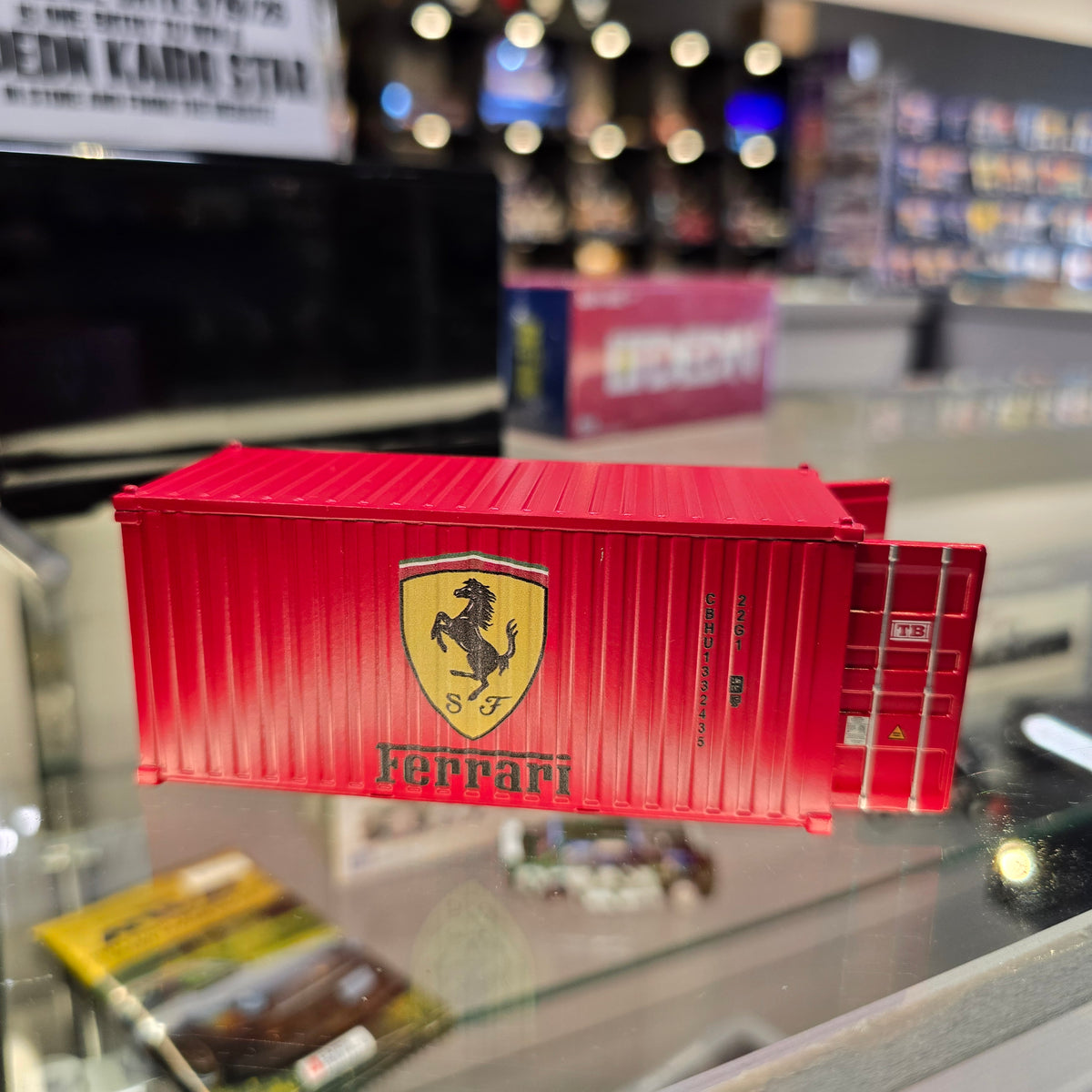 Timebox 1:64 Scale Full Metal Shipping Container Ferrari Livery