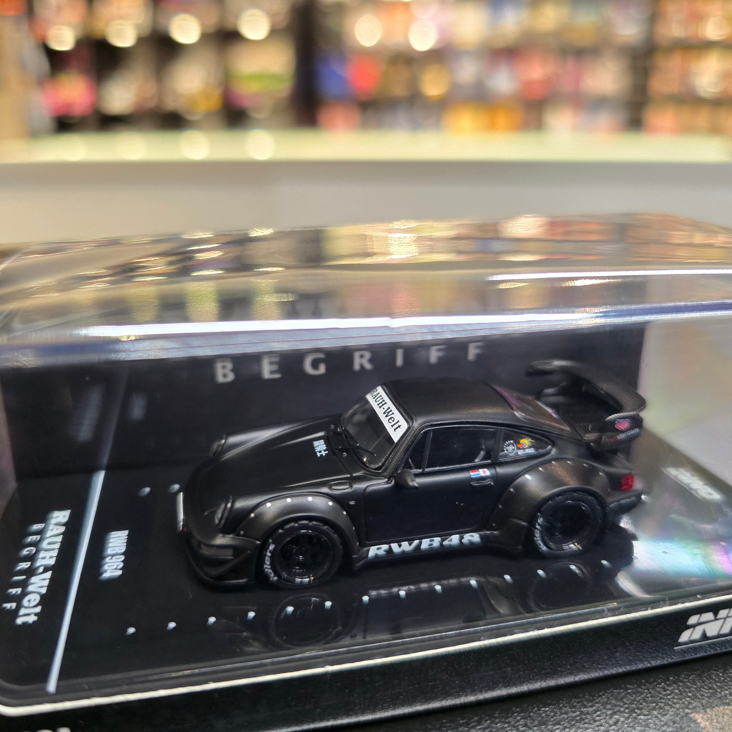 INNO64 1/64 RWB 964 Black Matt IN64-RWB964-BM