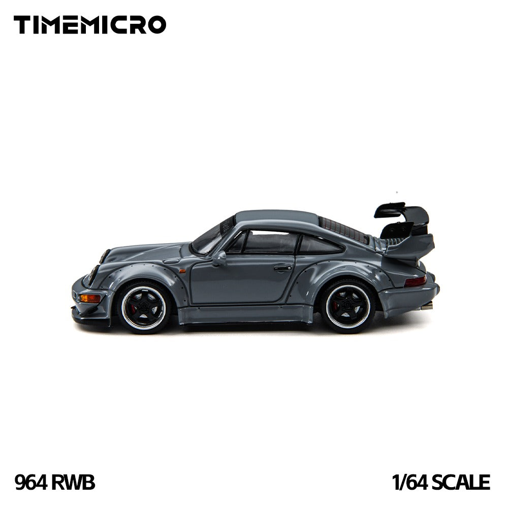 TimeMicro 1:64 RWB 964 Grey Diecast Model